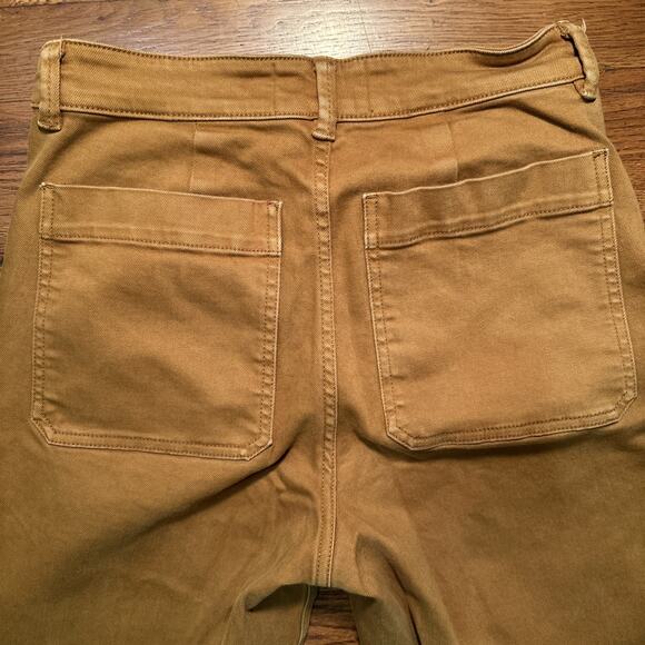 Everlane Jeans Womens Size 4 Brown Cropped Straight Mid Rise Denim - Picture 8 of 8